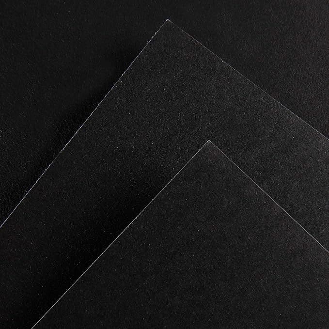 papel para dibujo negro