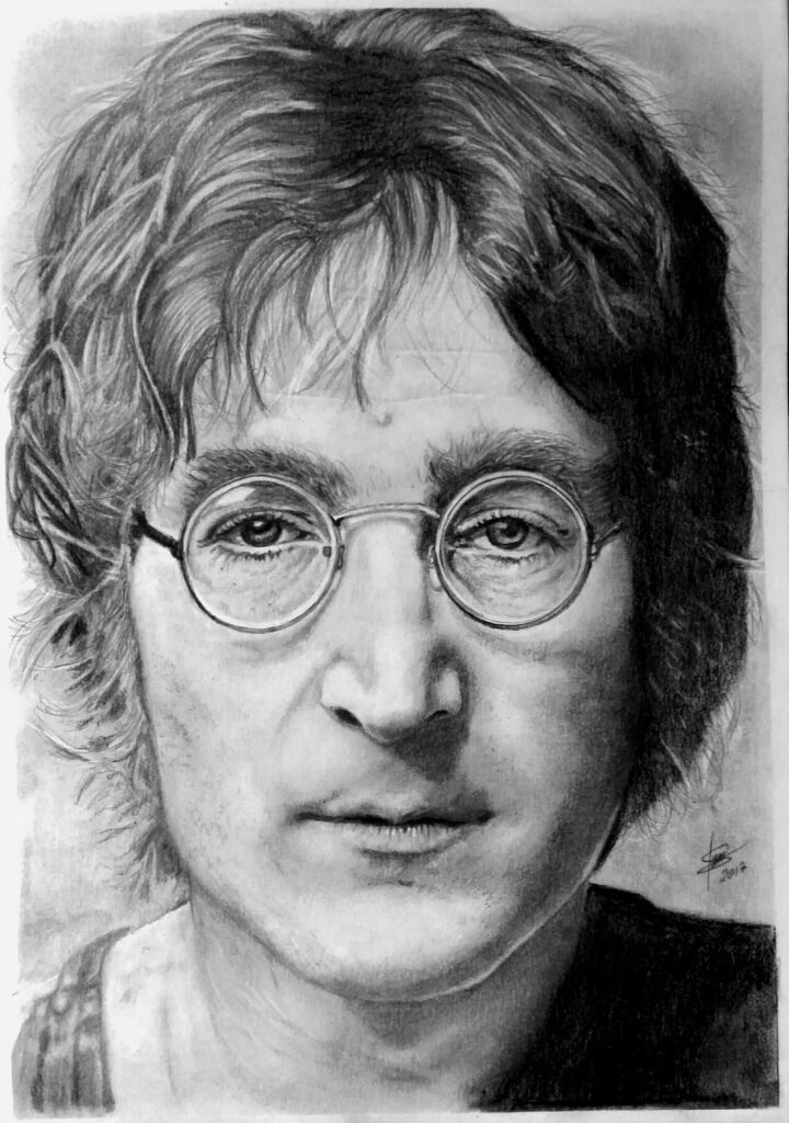 RETRATO A LÁPIZ JOHN LENNON A3
