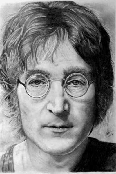 RETRATO A LÁPIZ JOHN LENNON A3