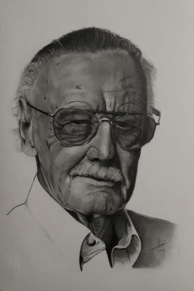 STAN LEE RETRATO REALISTA A3