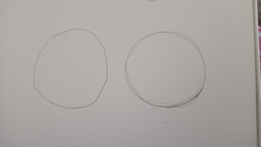 círculos a lápiz
