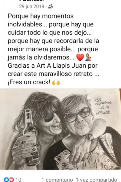 retrato realista a lapiz