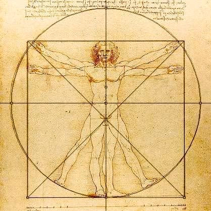proporción según Leonardo Da Vinci