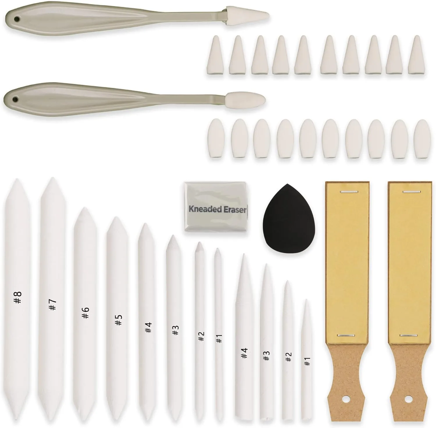 Juego de tocones y tortillones 