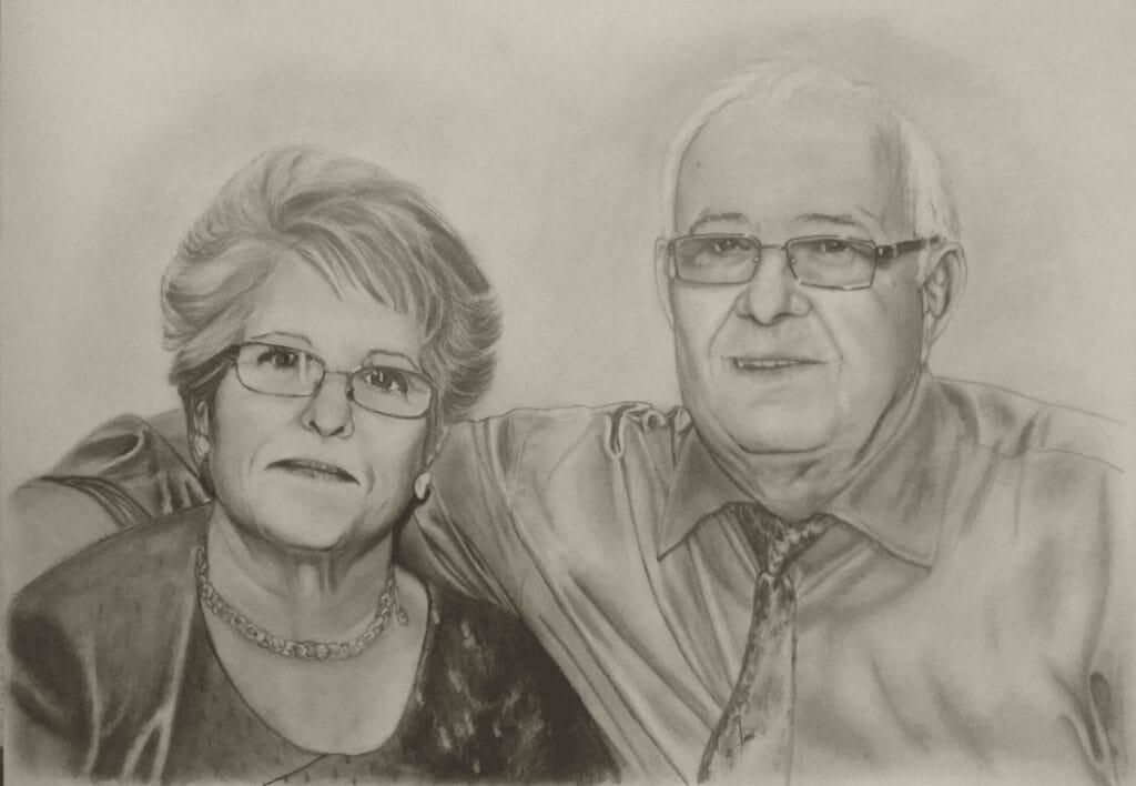 Retrato realista en grafito: cómo logra emoción
