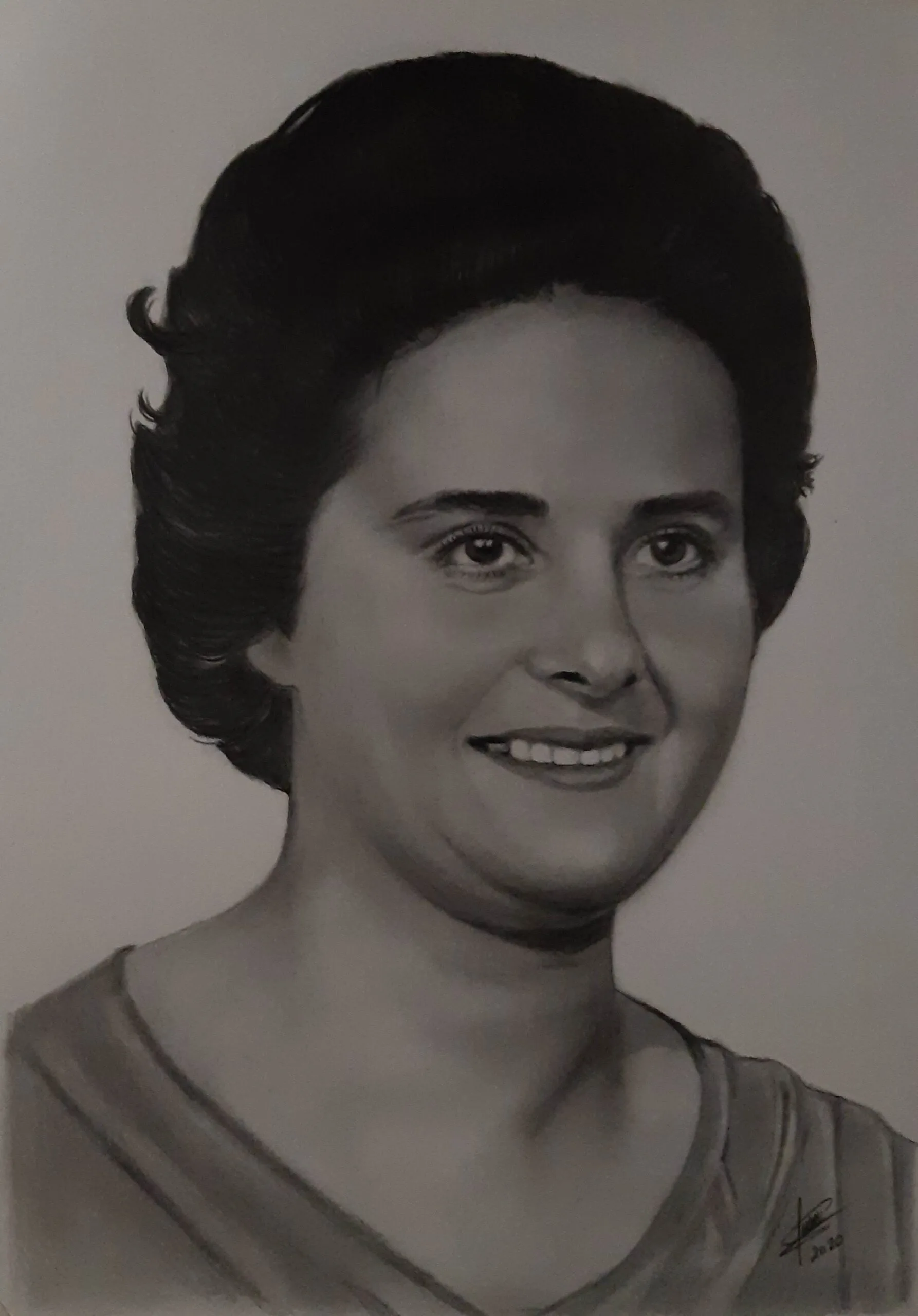 Retrato personalizado como regalo para el Día de la Madre