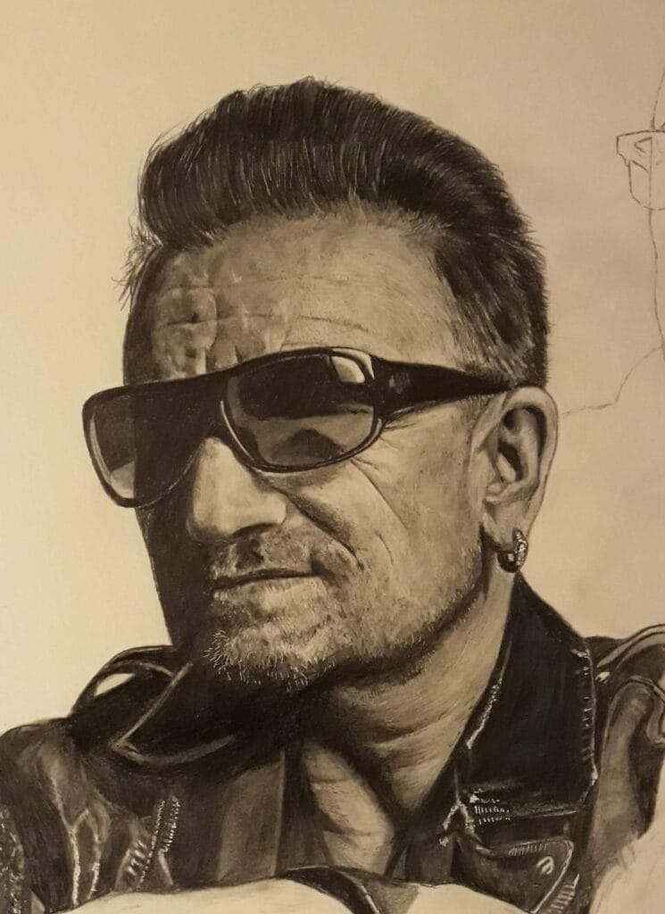 qué foto elegir para un retrato realista bono u2