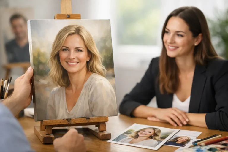 C&oacute;mo encargar un retrato personalizado bien