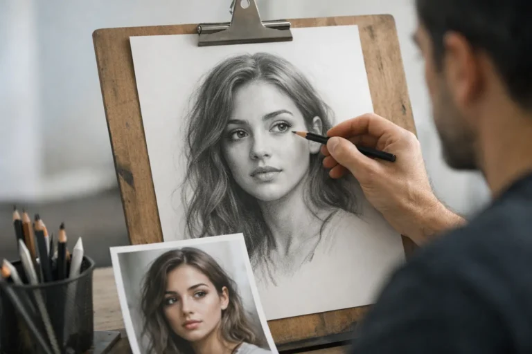 Aprender a dibujar retratos realistas bien