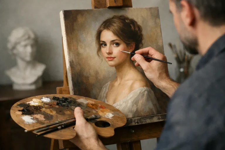Cu&aacute;nto tarda un retrato artesanal de verdad