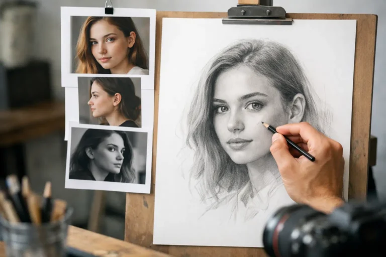 Mejores fotos para dibujar bien un retrato