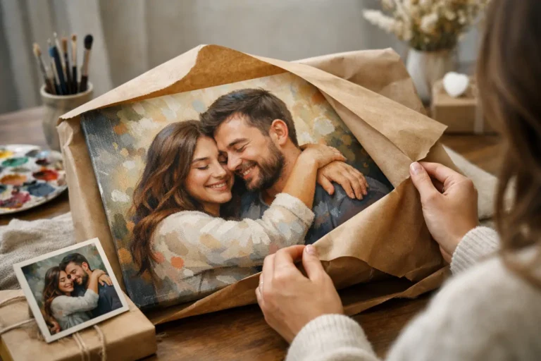 Regalo art&iacute;stico personalizado que emociona