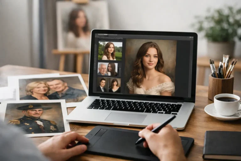 Retrato por encargo online: c&oacute;mo elegir bien