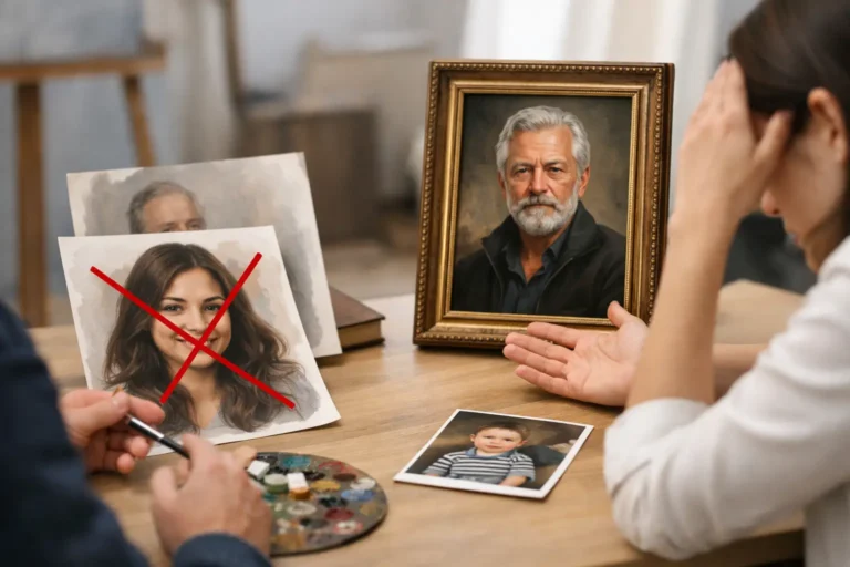 7 errores al encargar retratos